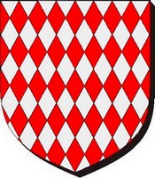barmoiries de Grand-Leez : �cu losang� d'argent et de gueules
